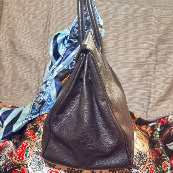 Rare Vintage 2003 Hermes Birkin 35 Ardennes leather Gold hardware & Entrupy COA - Picture 7 of 17